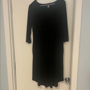 Zenana Outfitters Classic Black Long Sleeve Dress
